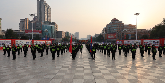 春寒砺剑！遂宁大英公安“战训合一 值守大英”暨“冬训练兵”集中