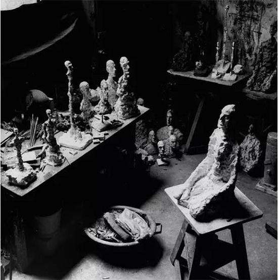 阿尔伯托·贾科梅蒂的工作室,1966年