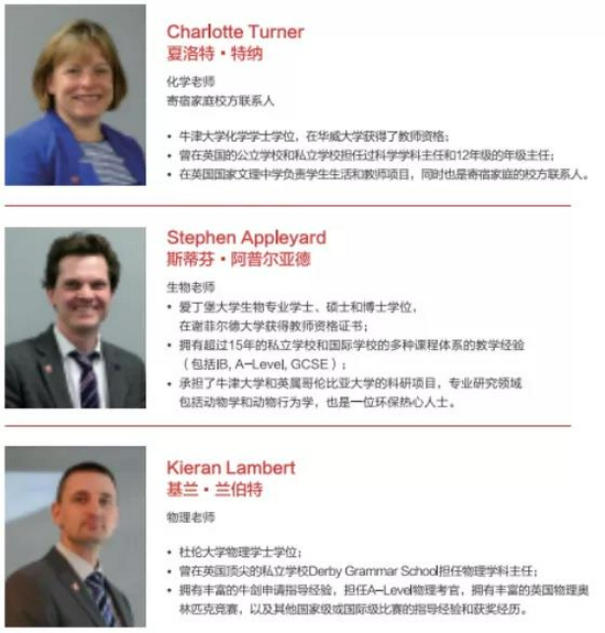 中英联合培养班师资
