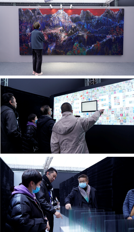 “出山·四川音乐学院实验艺术学院2020成果汇报展”展览现场