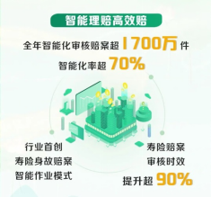 圖為:智能理賠高效賠