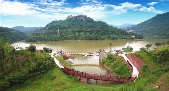 沿河休闲游步道