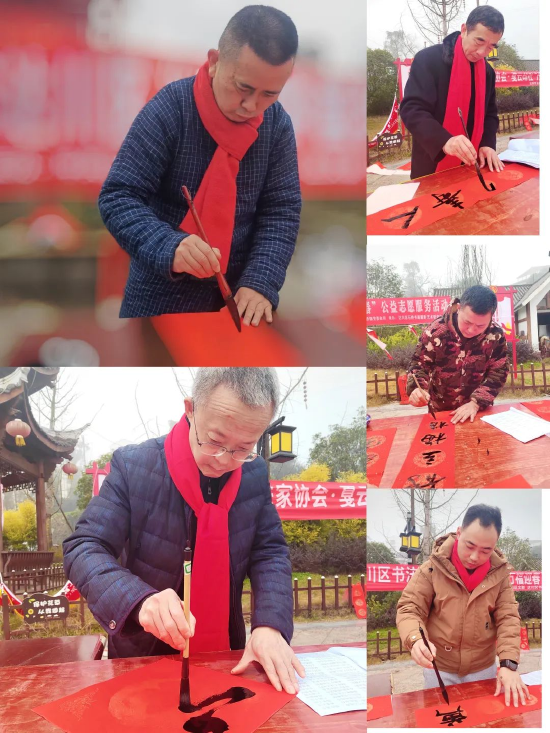 1月11日,“萬福迎春”公益活動走進達川區石橋鎮(第二站)
