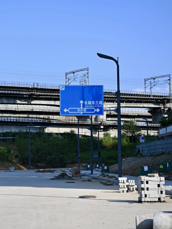 成华区和润路施工现场