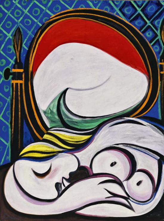 《镜子》,毕加索,1932年3月