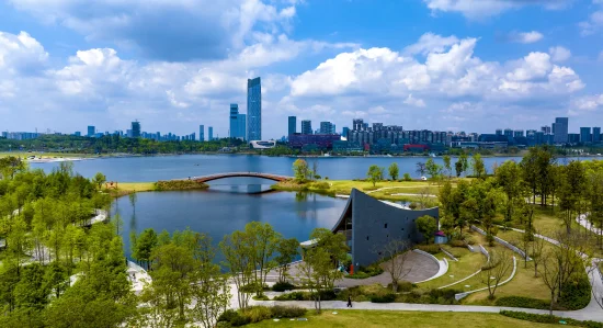 成都兴隆湖湿地公园（图/视觉成都）