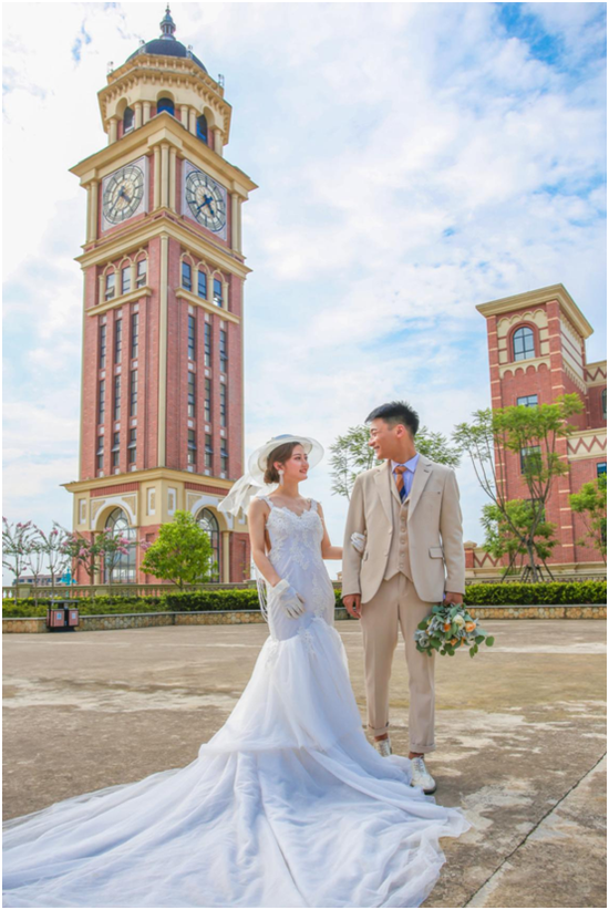 大学城婚纱照_广州大学城