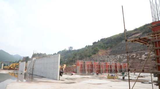 达州首炬新型建材有限公司二期项目建设现场