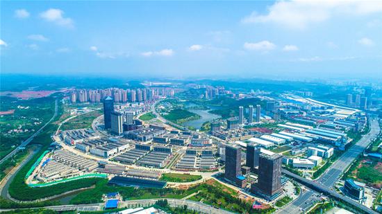 遂宁高新区航拍图。 刘昌松摄