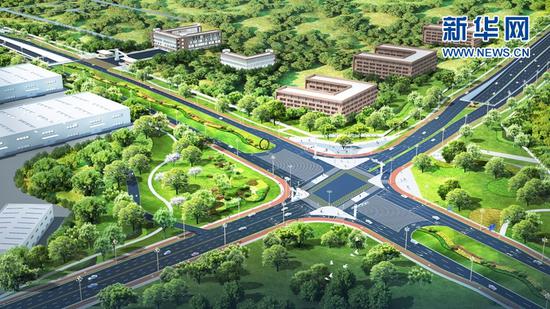 环港路改造效果图