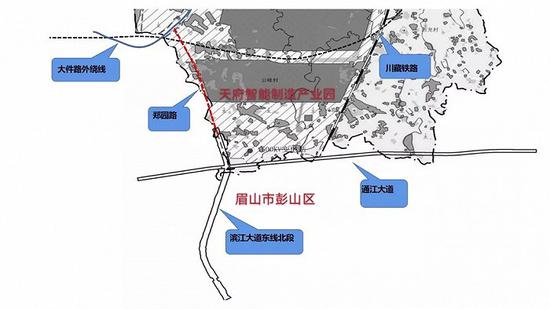 区域干线路网示意图