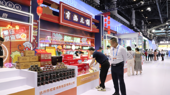 通川展區商品頗受歡迎