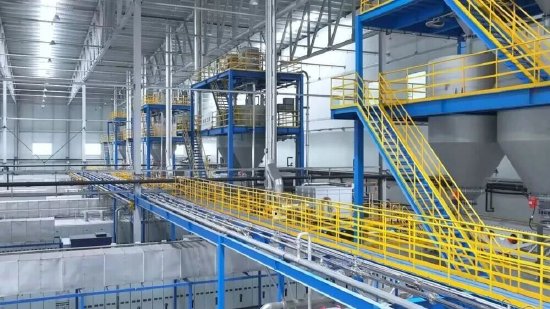 百亿项目锂白新材料科技有限公司车间