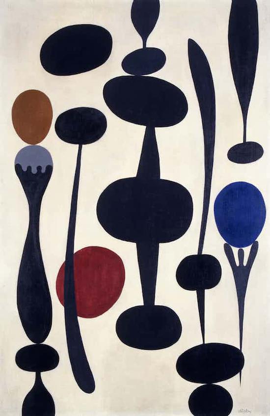 《剪影》,Paule Vézelay,1938年