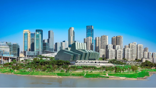 江北嘴江滩公园(重庆市文旅委 供图)