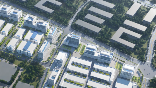▲临空制造工业总部基地项目效果图