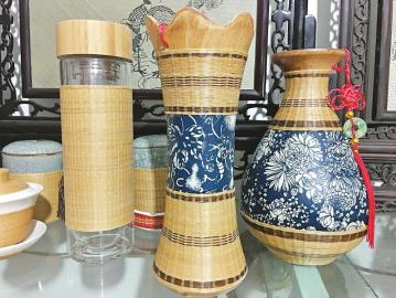 瓷胎竹编产品