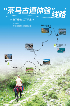 “茶马古道体验”线路(泸定县文化广电旅游局 供图)