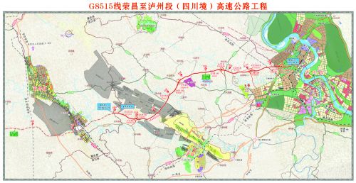 泸渝高速线路图(资料图)