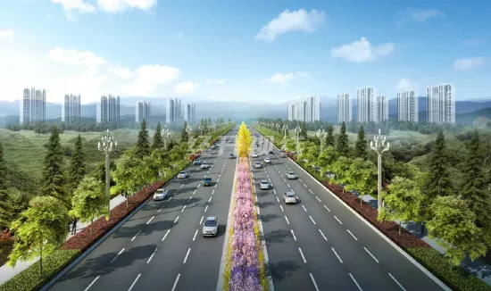 亭柳大道效果圖