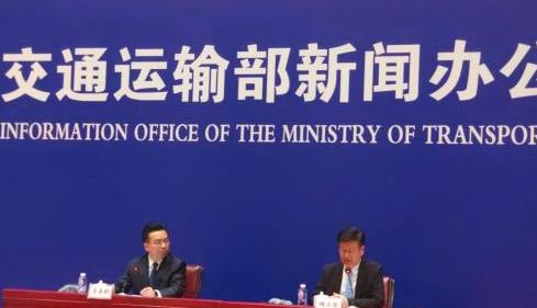 6月11日,交通运输部新闻发布会现场。张旭 摄