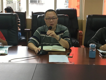 副校长陈泽刚发言