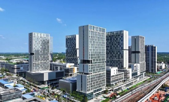 位于成都东部新区城市核心区的西南交通大学城市轨道交通学院