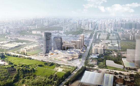成都旭辉广场城市地标级商业综合体概念图