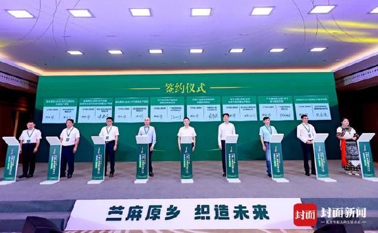 集中签约仪式。曾业 摄