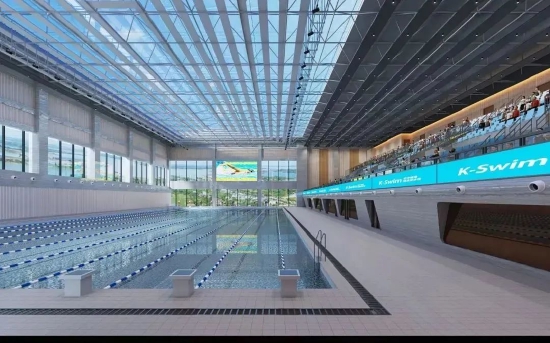 达州市西外体育中心恒温游泳馆