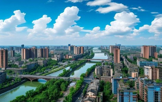 ▲德阳城市风貌图