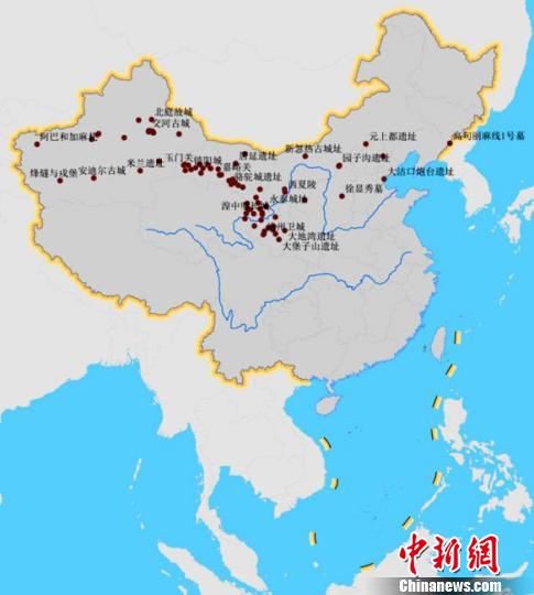 　　图为“干旱环境下土遗址保护关键技术研发与应用”项目研发成果，被广泛应用于甘肃、新疆、宁夏等10省（区）113项全国重点文物保护工程示意图。敦煌研究院供图
