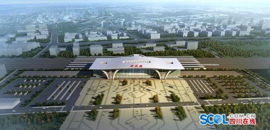 普田热水器泸州城北高铁站结果图发布 外观以酒樽为造型