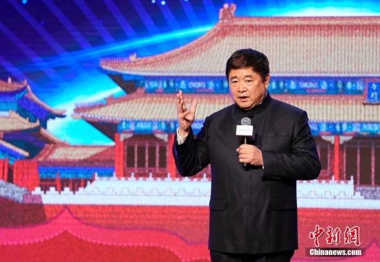 图为故宫博物院院长单霁翔在开幕式致辞。 中新社记者 杜洋 摄