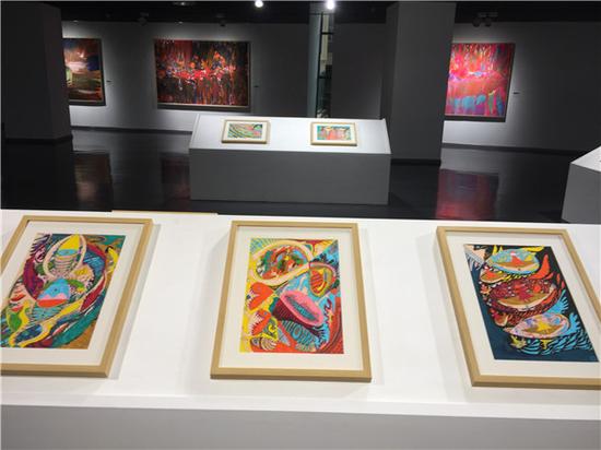 “等待发生•绘画即新生”――白中杰艺术展现场
