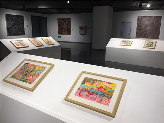 “等待发生•绘画即新生”――白中杰艺术展现场