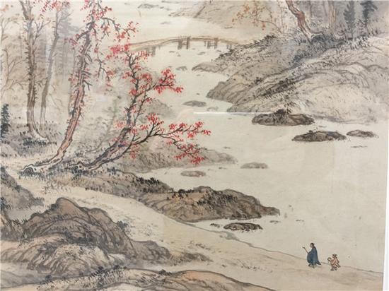 “雄险秀幽·巴山蜀水——百年大师岑学恭国画展”现场