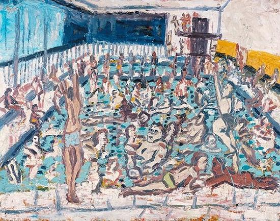 科索夫作品《儿童泳池,秋日午后》(1971)