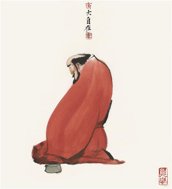薛磊 《大自在》 38×35cm
