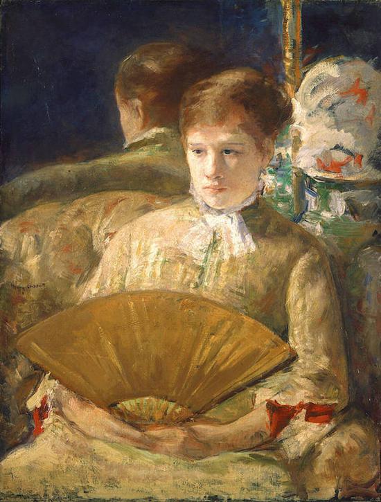 《拿扇子的女人》,1878-1879
