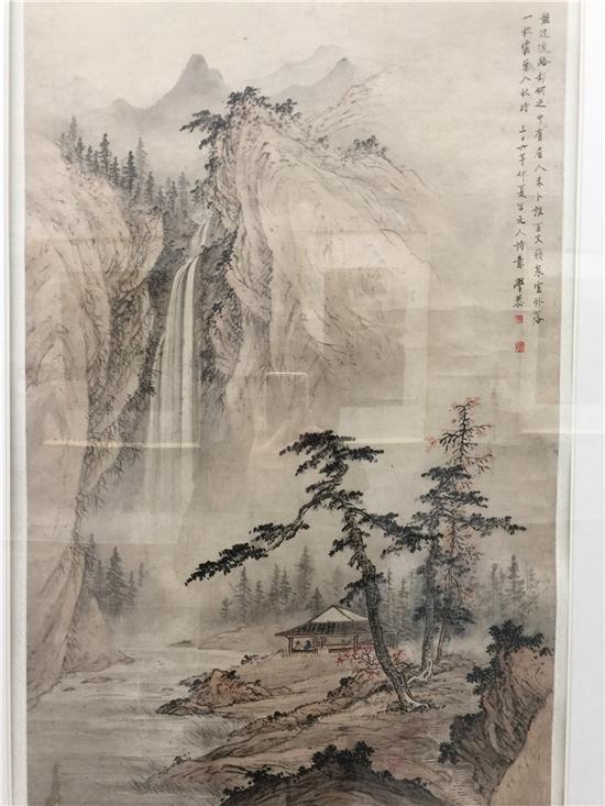 “雄险秀幽·巴山蜀水——百年大师岑学恭国画展”现场