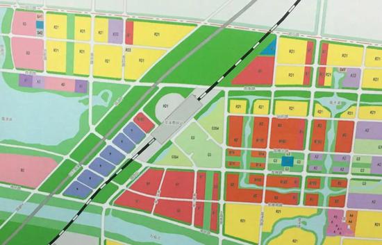 高铁片区概念性规划用地规划图(草案)