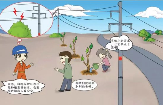 线下不种树，护线又安全！