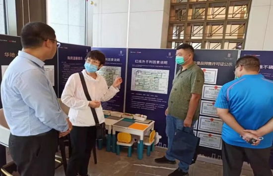 ▲任城区:检查华城圣湖世家、华地公元壹品等项目售楼处。