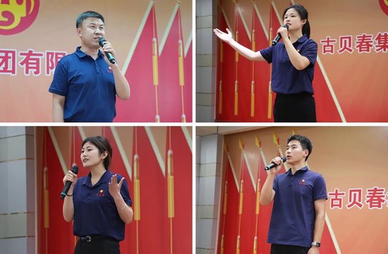 ▲选手们围绕主题以饱满的热情和真挚的情感进行演讲