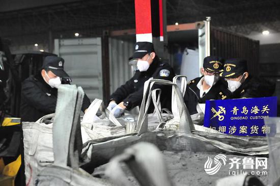 2。打击农产品走私专项行动打响青岛海关“国门利剑2018”联合专项行动第一枪