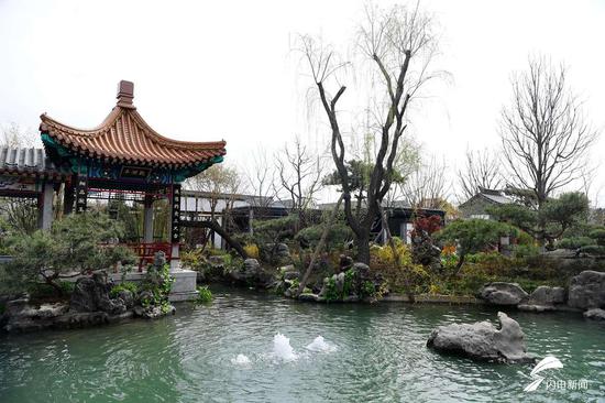 小康人家展區(qū),主要集中展示了山東蔬果園藝的先進(jìn)技術(shù)。