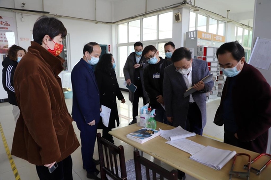 一号学生宿舍检查现场