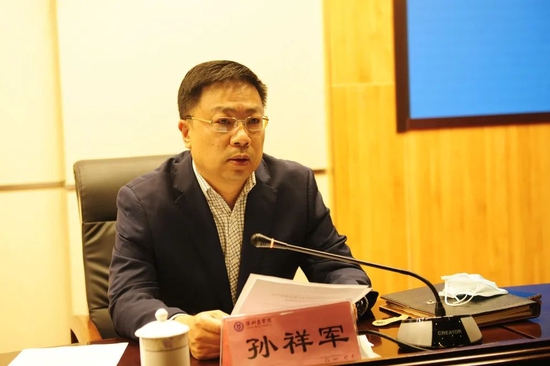 副院长孙祥军传达全国和山东省普通高等学校毕业生就业创业工作电视电话会议精神