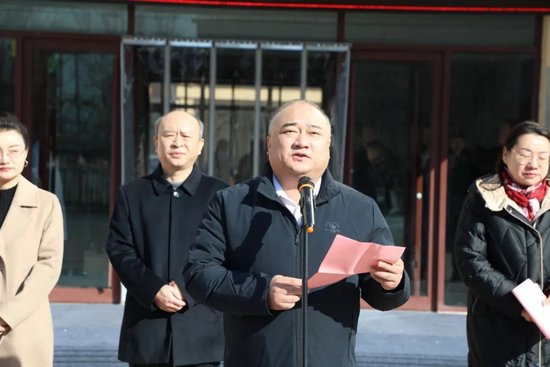 ▲县委常委、统战部部长姚雅斐致辞